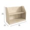 Flash Furniture Bright Beginnings Commercial Grade Modular 2 Shelf Wooden Classroom Display Shelf, Natural MK-KE19226-GG - alternate 4